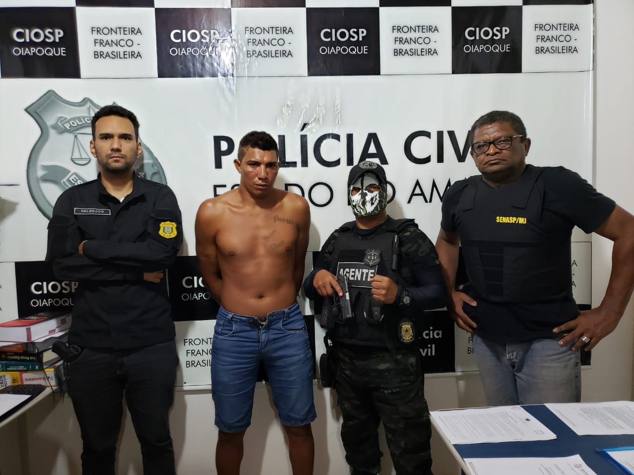 POLÍCIA CIVIL PRENDE HOMEM INVESTIGADO PELO CRIME DE LATROCÍNIO EM OIAPOQUE